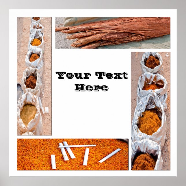 posters antitabaco en blanco (Frente)