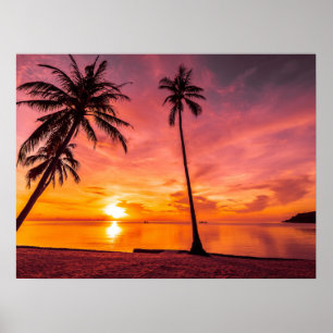 Posters Beach Sunset