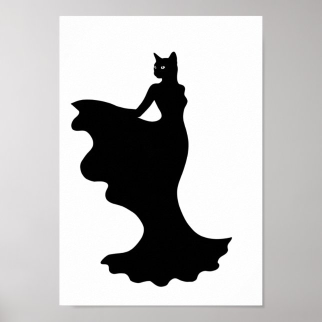 Posters Black and White Fashion Animal (Frente)