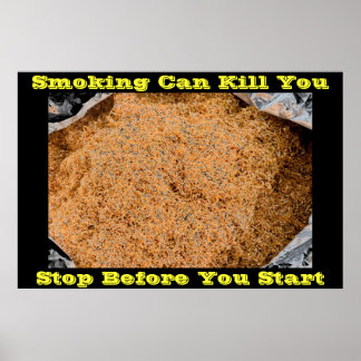 posters contra el tabaco en negro