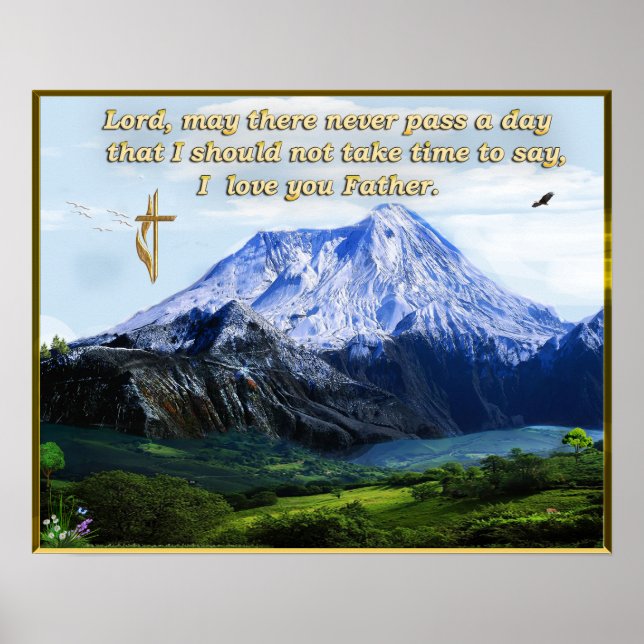 posters cristianos de oración (Frente)