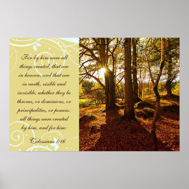 Posters cristianos, escrituras, (Frente)