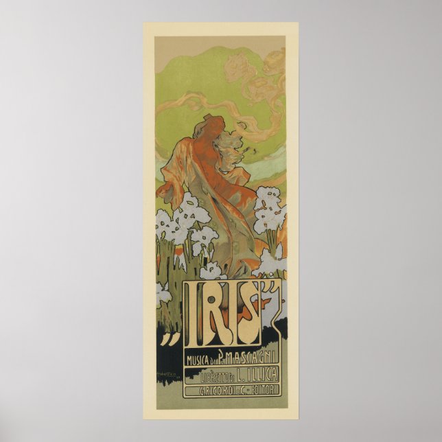 Posters de Art Nouveau - Iris (Frente)