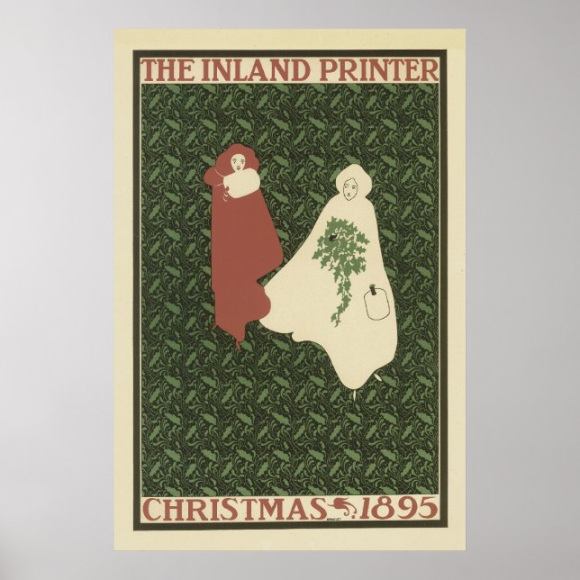 Posters de Art Nouveau - Poster de Navidades (Frente)