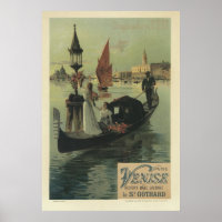 Posters de Art Nouveau - Venecia / París