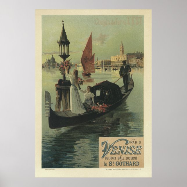 Posters de Art Nouveau - Venecia / París (Frente)