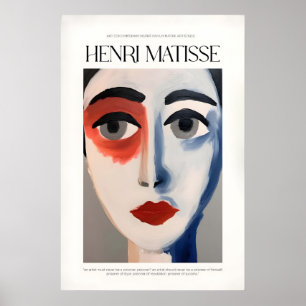 Pósters de arte de Matisse - Cartel de retrato de