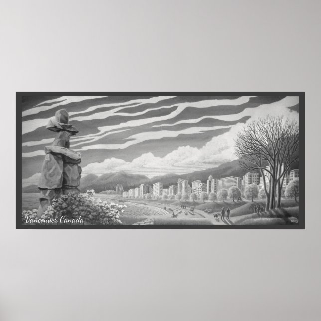 Posters de arte de Vancouver Impresiones de Vancou (Frente)