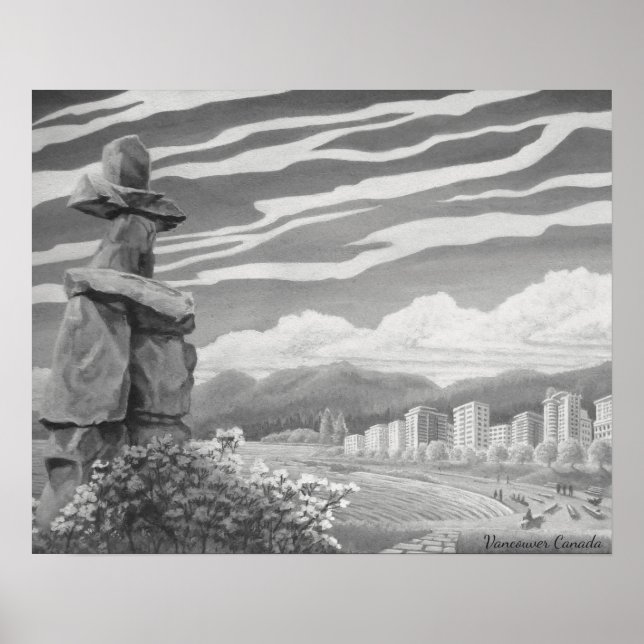 Posters de arte de Vancouver Impresiones de Vancou (Frente)