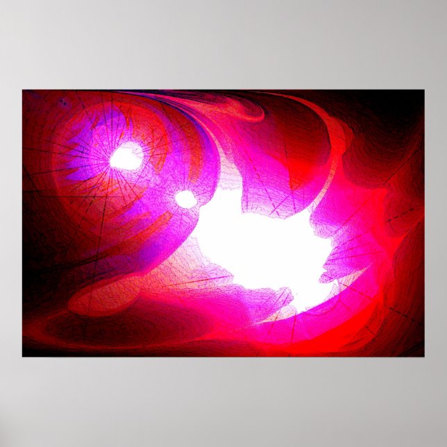 Posters de arte Resumen digital de imágenes de ord (Frente)