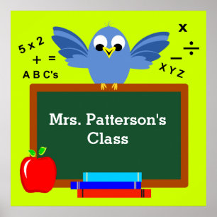 Posters de aula personalizados
