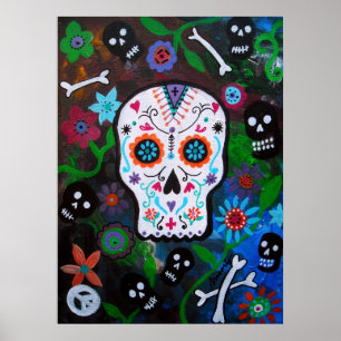 PÓSTERS DE AZÚCAR DEL DÍA DE LOS MUERTOS