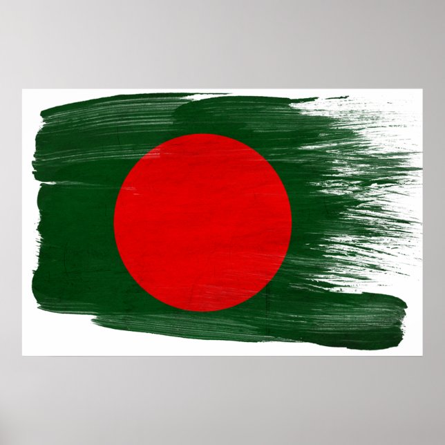 Posters de Bandera de Bangladesh (Frente)