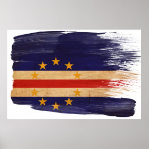 Posters de bandera de Cabo Verde