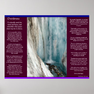 POSTERS de cascadas de DESIDERATA 10