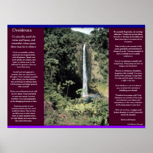 POSTERS de cascadas DESIDERATA 6