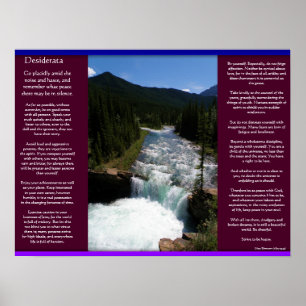POSTERS de cascadas DESIDERATA 8