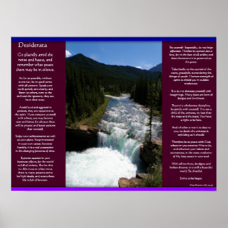POSTERS de cascadas DESIDERATA 8
