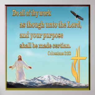 Posters de Colossian 3:23