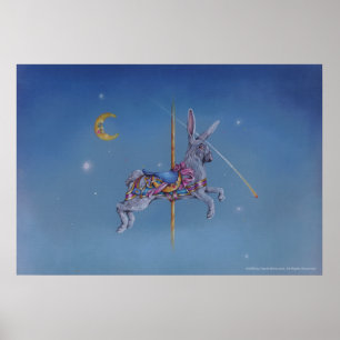Posters de Conejo de Carrusel, Bella Artes