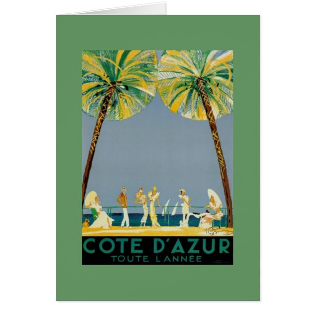 Posters de Cote d'Azur - vintage (Frente)