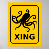Posters de cruce de Cephalopod