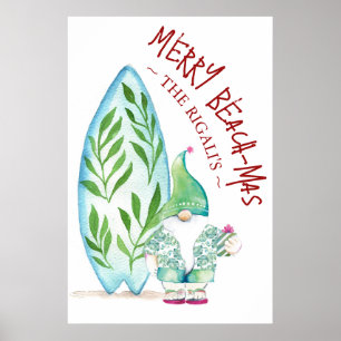 Posters de Cute Beach Navidades 24x36