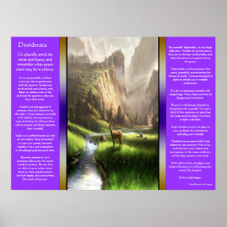Posters de Desiderata Deer Valley