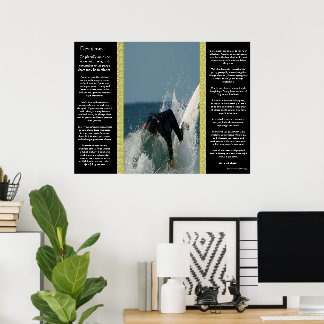 Posters de Desiderata Falling Surfer
