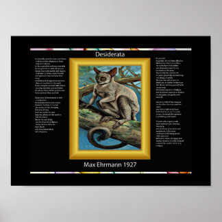 POSTERS de DESIDERATA Galago