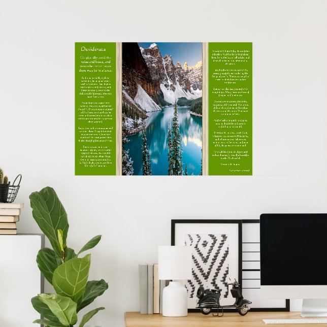Posters de Desiderata Majestic Mountain View (Oficina en casa)
