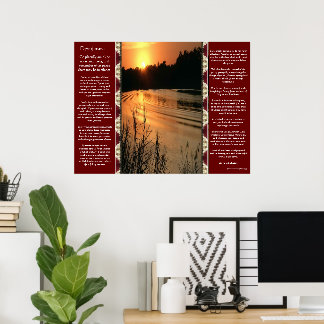 Posters de Desiderata Naranja SunSet