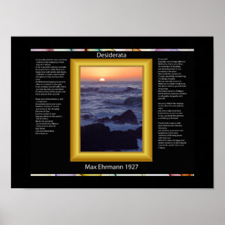 POSTERS de DESIDERATA Rocks