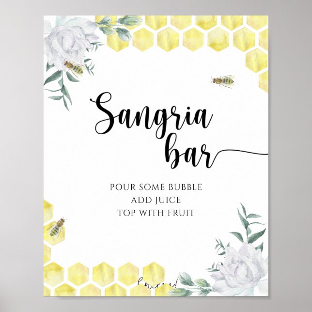 Pósters de despedida de soltera - Póster de barra  (Frente)