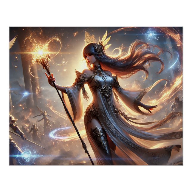 Pósters de Divine Battle Healer – Fuerza Compasión (Anverso)