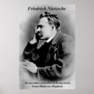Posters de filosofía Friedrich Nietzsche Great Min