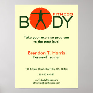 Posters de formadores personales Body Madness Fitn