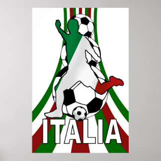 Posters de fútbol de Italia y Italia