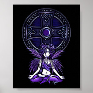posters de hadas de la Moda de yoga "Celtic Lotus"