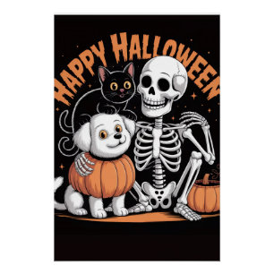 Posters de Halloween - Cuidadoso, divertido y fest