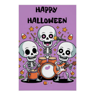Posters de Halloween - Cuidadoso, divertido y fest