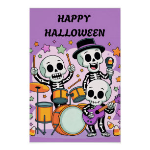 Posters de Halloween - Cuidadoso, divertido y fest
