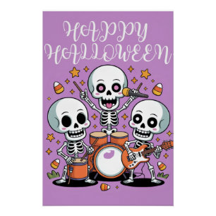 Posters de Halloween - Cuidadoso, divertido y fest