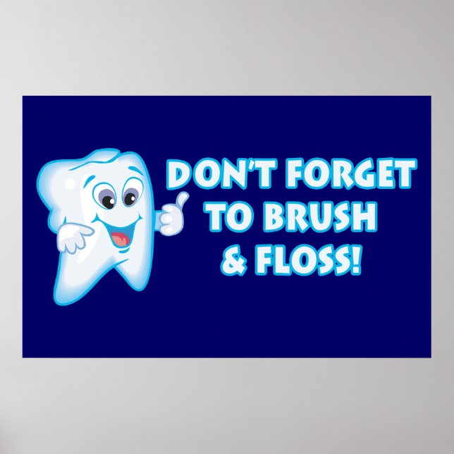 Posters de higiene dental (Frente)
