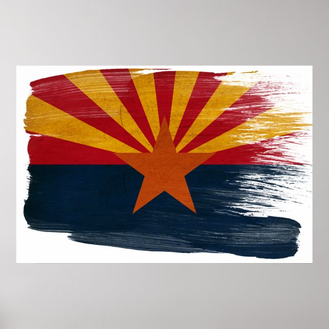 Posters de la bandera de Arizona (Frente)