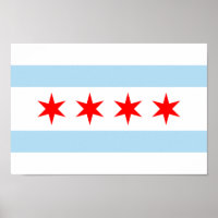 Posters de la Bandera de Chicago