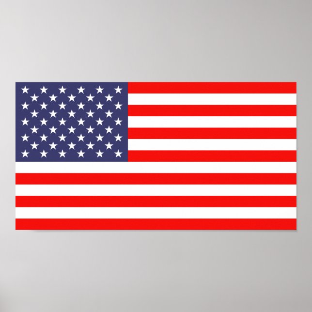 Posters de la bandera de Estados Unidos (Frente)