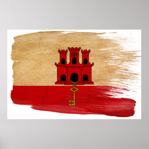 Posters de la bandera de Gibraltar