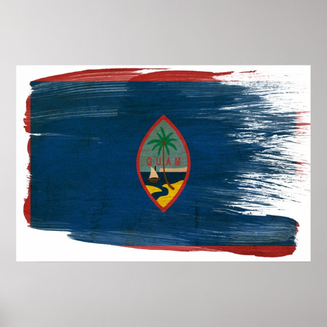 Posters de la bandera de Guam (Frente)
