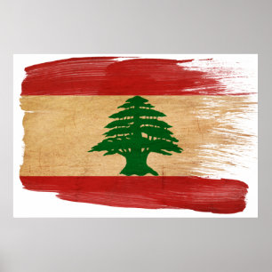 Posters de la bandera de Líbano